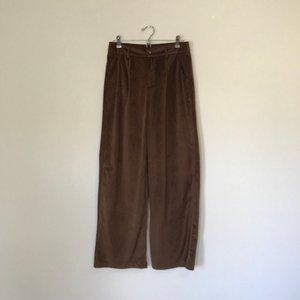 Shein High Rise Lightweight Corduroy Wide Leg Pants